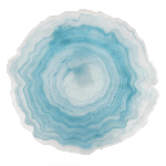 Тарелка d 270 мм h 20 мм Blue Sunset матовое стекло P.L. Proff Cuisine [6] 1Q2356-6106SX