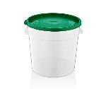 Контейнер для продуктов круглый Gastroplast 17 л. d=300 мм. h=300 мм., прозрачный, п/п, без крышки /1/6/ GRPP-18