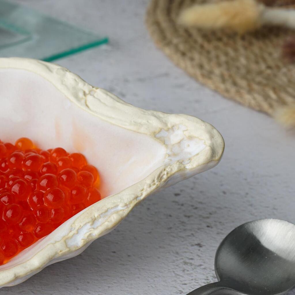 Блюдо для подачи Gray Shell Frutti di Mare 119х83 мм h42 мм 20 мл P.L. Proff Cuisine B240040612-J