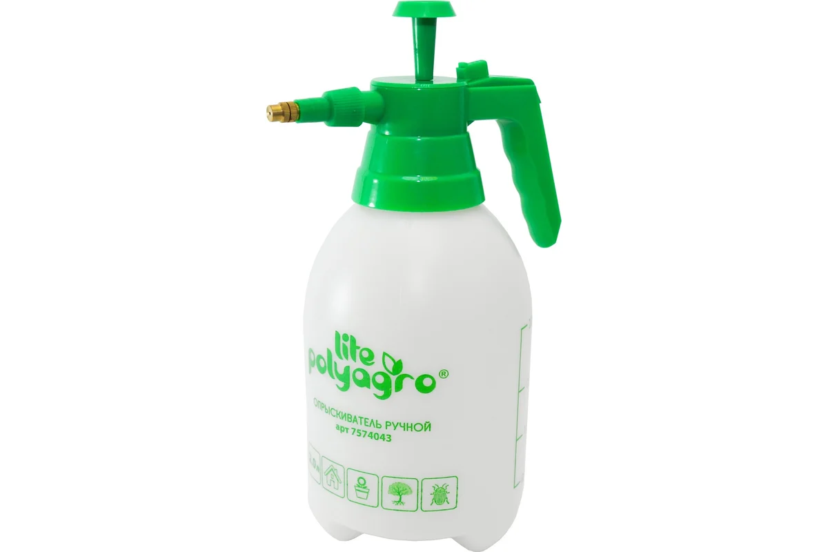 Пневматический ручной опрыскиватель Lite 2 л POLYAGRO 7574043