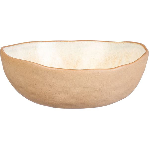 Салатник «Грасп» керамика 0.8л D=180 H=65 мм бежев. Kunstwerk 20732/beige