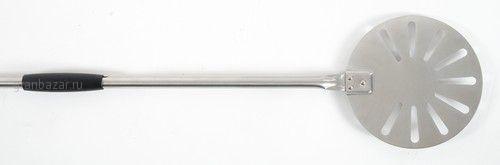 Лопата для пиццы поворотная перфор. d=170 мм l=150 см, нерж. Gimetal R-17F