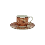 Блюдце RAK Porcelain Peppery для чашки 130 мм, h 17 мм, красный цвет BASA13PBR