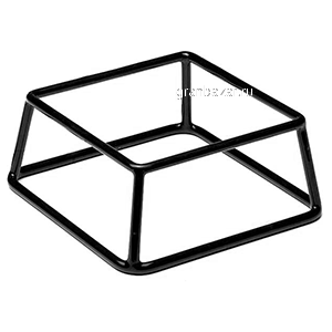 Подставка д/фуршетн.блюд; металл; H=8,L=18,B=18см APS 33250