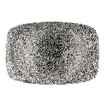 Блюдо прямоугольное CHEFS без борта Studio Prints Raku 355х245мм Quartz Black Churchill RKBQXP141