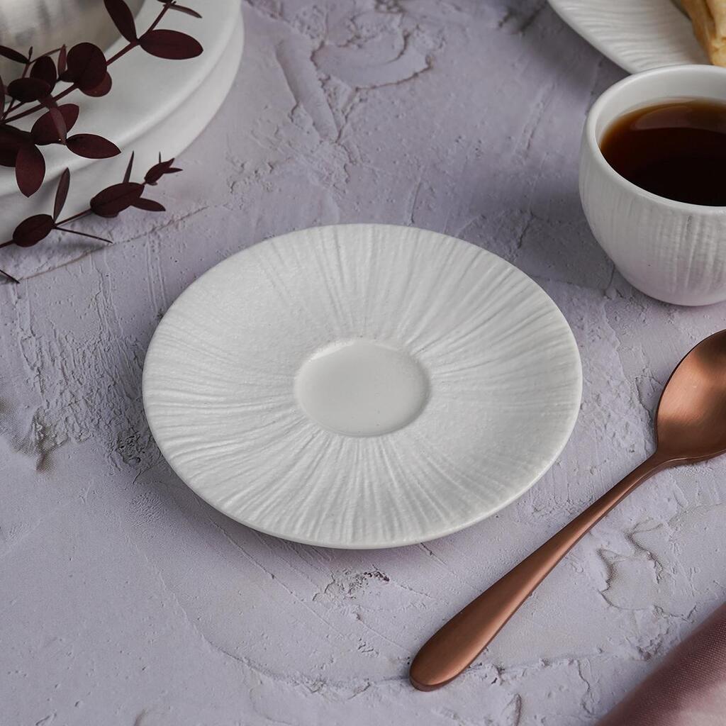 Блюдце Frost White Moon d120 мм h18 мм кофейное для чашки P.L. Proff Cuisine ZA0396-5-ME