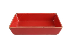 Блюдо прямоугольное RED фарфор, 137х85 мм, h 30 мм, красный Seasons Porland 358913 красный