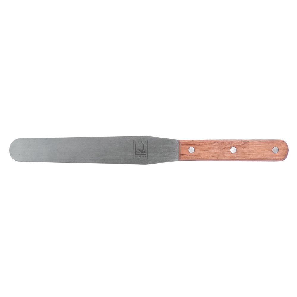 Лопатка кондитерская Proff Chef Line 100 мм прямая нерж. с дерев. ручкой P.L. Proff Cuisine GS-10208-110AK