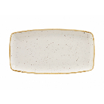 Блюдо сервировочное без борта Stonecast 350х185мм Barley White Churchill SWHSOP141
