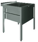 Ванна котломоечная с бортом RESTOINOX ВМСК-1/8/8-Б
