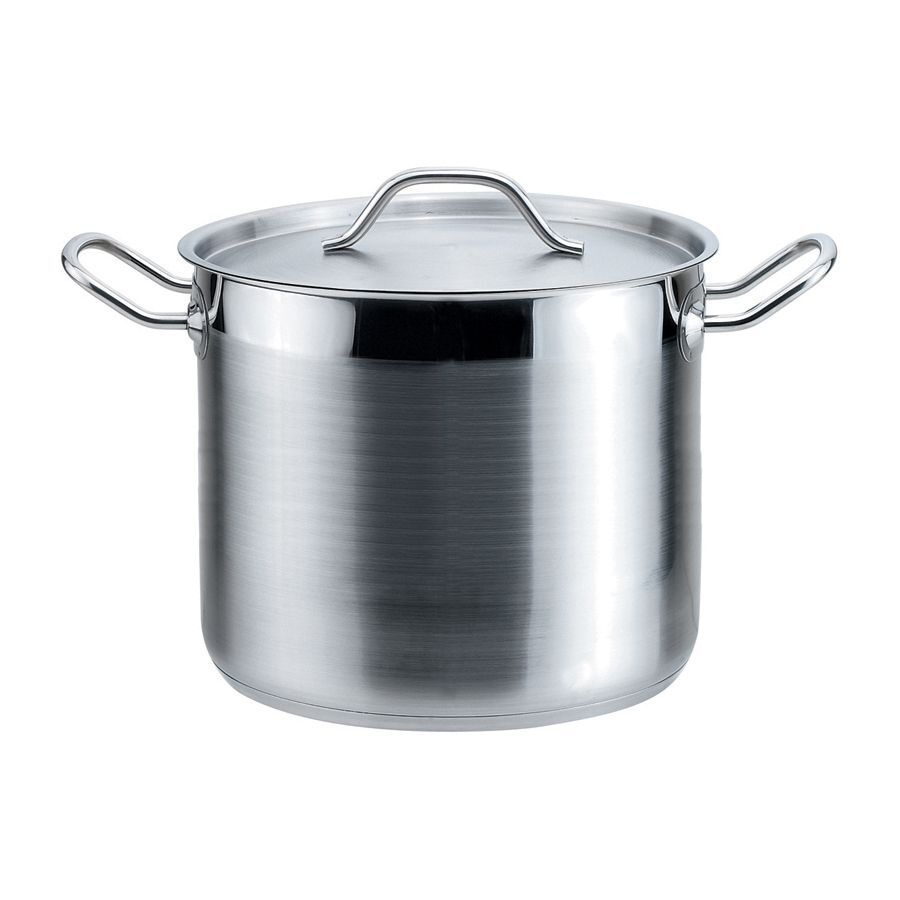 Кастрюля EcoLine с крышкой 6,5 л, d 220 мм, h 200 мм, сталь 18/0, P.L. Proff Cuisine 81200002