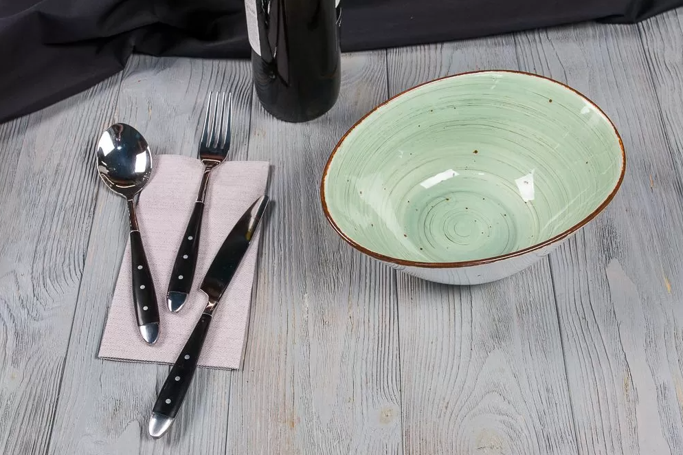 Салатник Fusion Blue Lake 1200 мл, 230*170*85 мм, P.L. Proff Cuisine