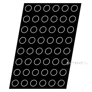 Форма конд. «Полусфера» (24шт); D=8,H=4см MATFER 336057