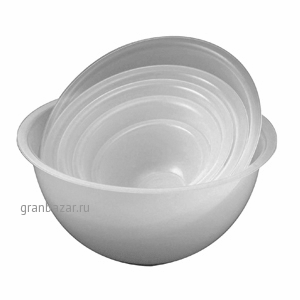Миска; полипроп.; 9л; D=36,H=20см; белый Paderno 47611-09
