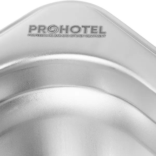 Гастроемкость GN 1/1;сталь нерж.;8,6л;,H=65,L=530,B=325мм;металлич. Prohotel 1/1X6.5CM