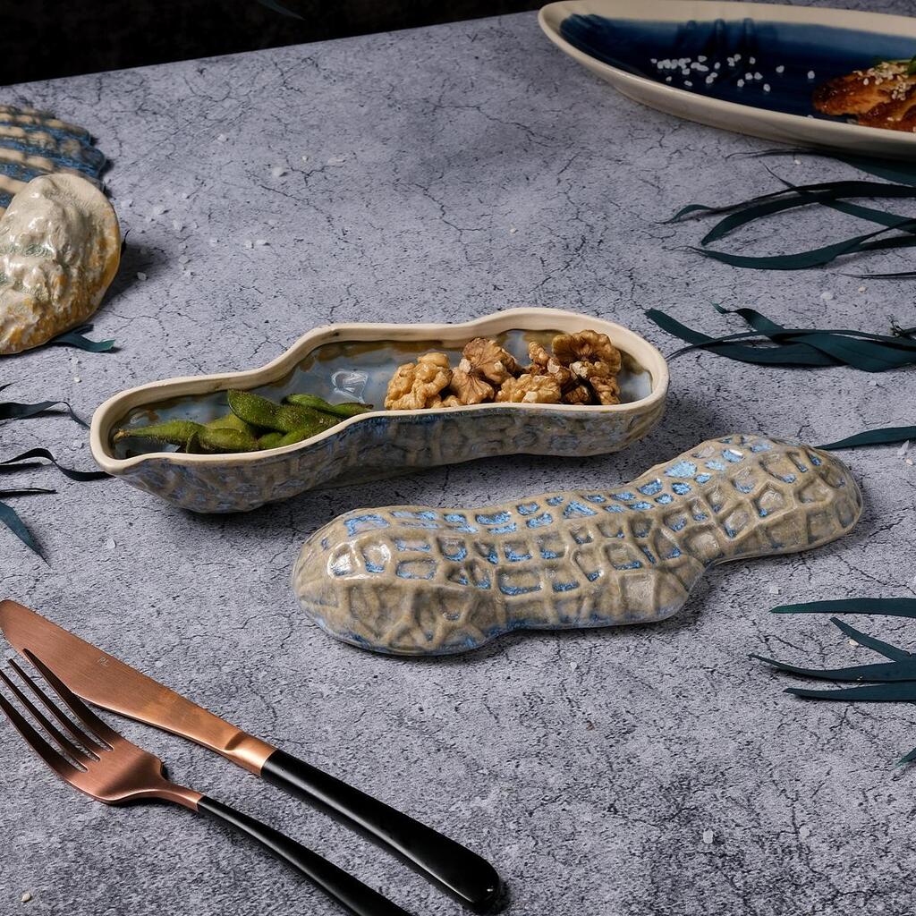 Блюдо для подачи Groundnut Northern Blue Frutti di Mare 227х65 мм h75х42 мм 195 мл P.L. Proff Cuisine B240020623-J