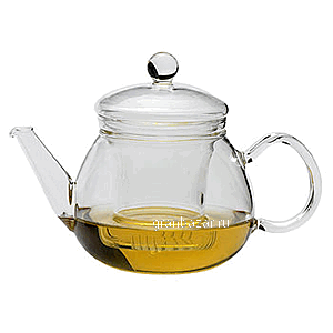 Чайник «Прити ти-1»; стекло; 625мл; H=11.1,L=20.5,B=11.8см; прозр. Trendglas 108007