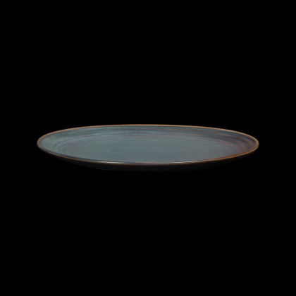 Блюдо овальное 270х210мм сине-коричневый Corone Terra 11039