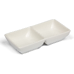 Соусник двойной 14х7х3 cм, 70х70 мл, фарфор, P.L. Proff Cuisine F2698