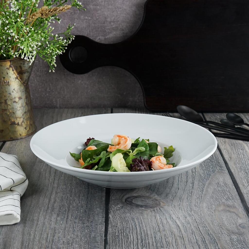 Тарелка глубокая Glory 300 мл d 272 мм h55 мм белая фарфор P.L. Proff Cuisine 20416-14