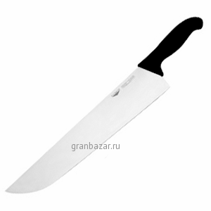 Нож поварской; сталь,пластик; L=36см; черный,металлич. Paderno 18008-36
