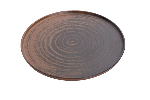Тарелка с бортом BROWN фарфор, d 270 мм Porland 18AC27 LYKKE BROWN