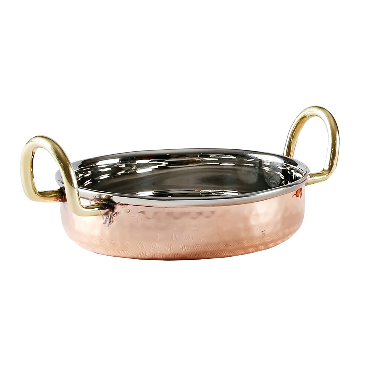 Сковорода порционная c ручками 130х32 мм, нержавейка, P.L. Proff Cuisine DMP01