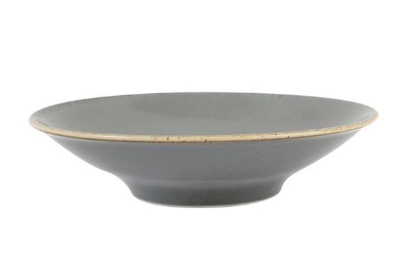 Чаша для салата DARK GREY фарфор, 500 мл, d 200 мм, h 50 мм, серый Seasons Porland 177820 темно-серый
