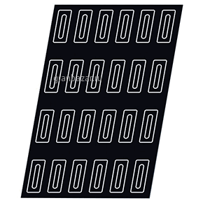Форма конд. «Прямоуг.» (12шт); L=10,B=4см MATFER 336307