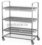 Тележка для транспортировки тарелок ATESY ТТ-Л-3-1200.600-02 (ТТ-3)