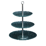 Этажерка 3-х ярусная круглая Aqua 8''/10''/11'' d=210/250/300мм Corone
