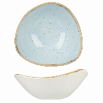 Салатник треугольный без борта Stonecast 0,26л d153мм Duck Egg Blue CHURCHILL SDESTRB61