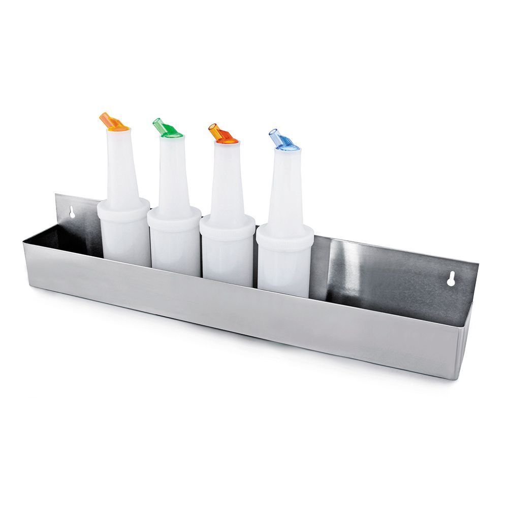 Подставка барная на 10 бутылок, 1070х105х155 мм, нержавейка, P.L. Proff Cuisine - BarWare SPR-42S (БАР)