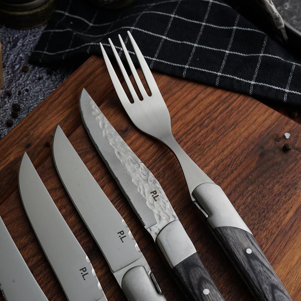Вилка для стейка Garwin 225 мм Pakka Wood P.L. Proff Cuisine
