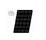 Форма для выпечки гибкая PADERNO 47740-21