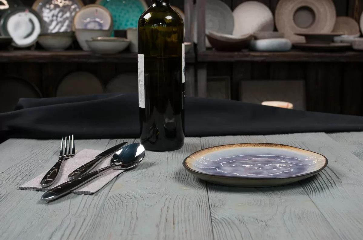 Тарелка Stockholm Purple Spider Silk 200 мм, P.L. Proff Cuisine  (24 шт)