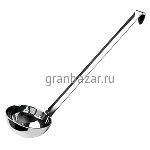 Половник «Проотель»; сталь нерж.; 400мл; D=12, H=12, L=44см; металлич. Prohotel LOPP12