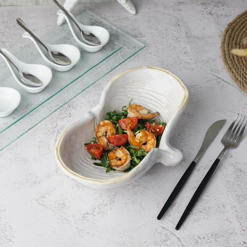Салатник Gray Shell Frutti di Mare 325 мл 245х160 мм h70 мм P.L. Proff Cuisine B23164014-J