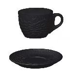 Чайная пара Black Raw Wood 200 мл d 88 мм h62 мм P.L. Proff Cuisine