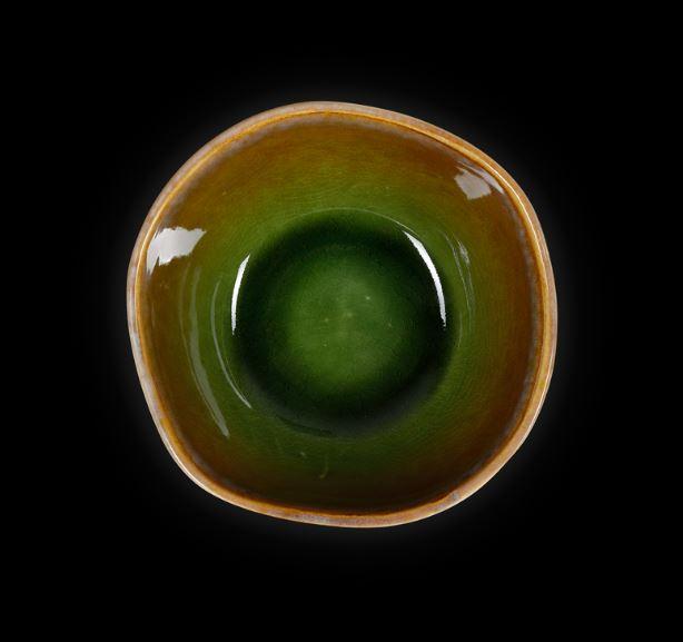 Салатник Corone Verde d=130 мм 450 мл синий+зеленый фарфор