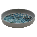 Блюдо, поднос меламиновый Damask Blue 164х33мм P.L. Proff Cuisine JW35106-TAI