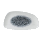 Блюдо сервировочное CHEFS GEO без борта Studio Prints Raku 350х185мм Topaz Blue Churchill RKTBGE351