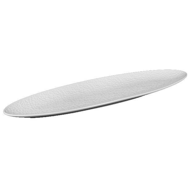 Блюдо овальное 17'' 440х140х23мм, белый Corone Nori [LQ-QK15294]