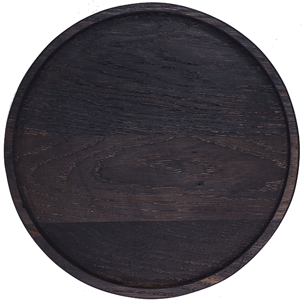Доска для подачи темный дуб; дуб; D=300,H=25мм PPwood Q118C-06B