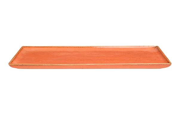Блюдо прямоугольное ORANGE фарфор, 350x260 мм, h 17 мм, оранжевый Seasons Porland 358835 оранжевый